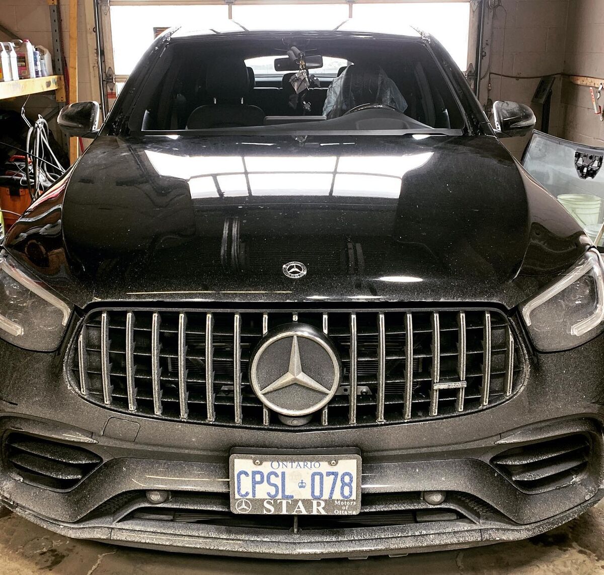 Mercedes-AMG SUV after windshield replacement in Ottawa